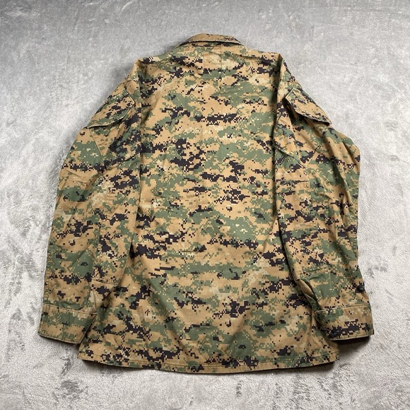 Military Shirt Sz M USMC Marine Combat Blouse Woodland Marpat Digital Camo MCCUU - Picture 11 of 15